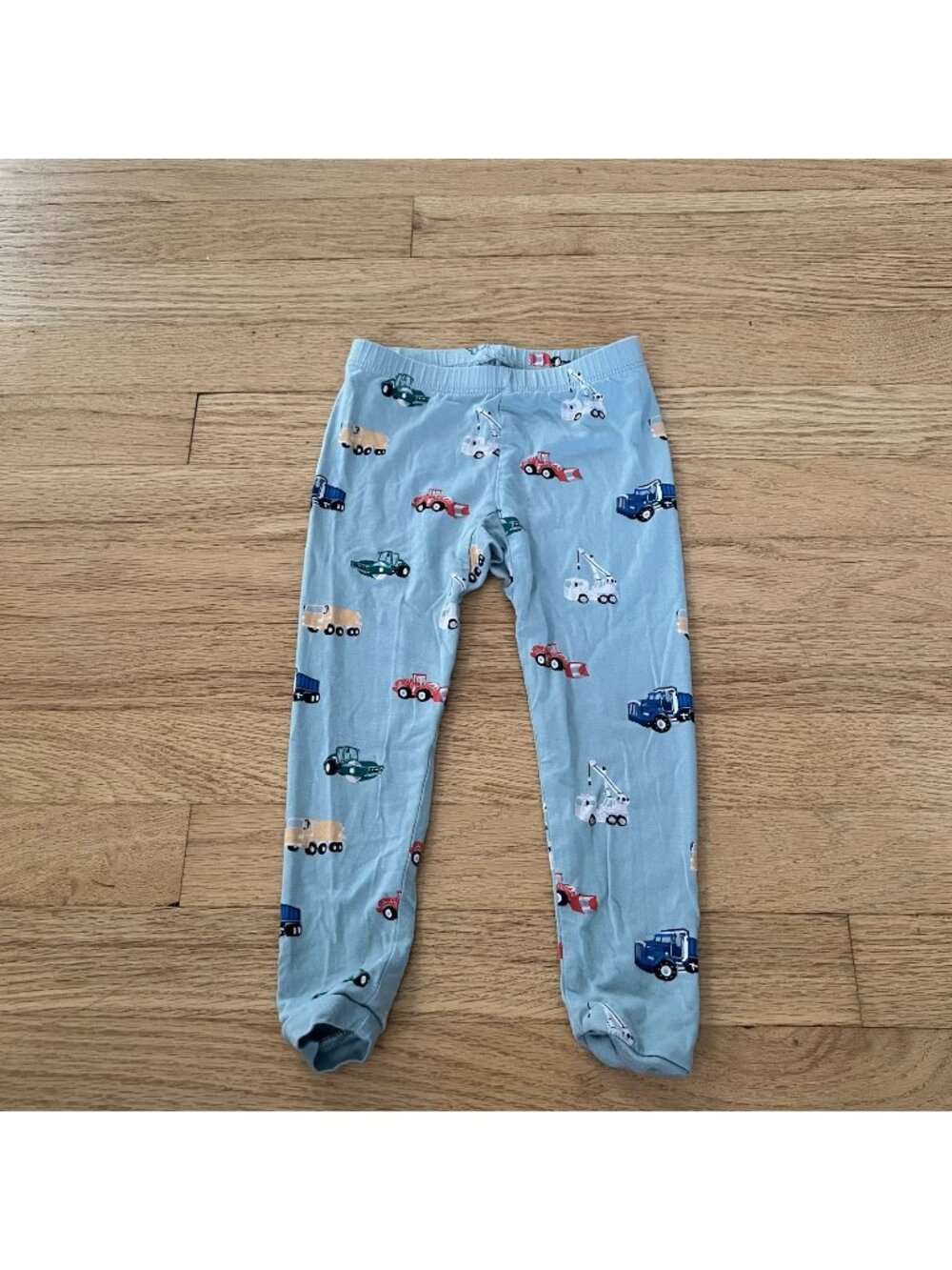Kyte Baby Blue Truck Bamboo Pajama Pants Kid's Size 2T